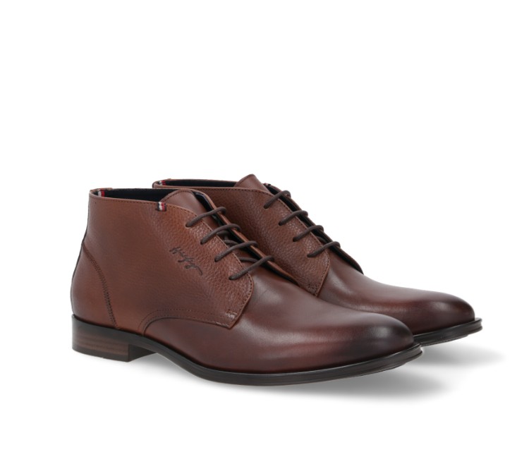 Casual Leather Mix Boot
