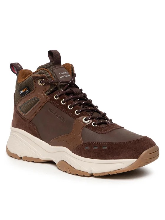 High Sneaker Boot Leather