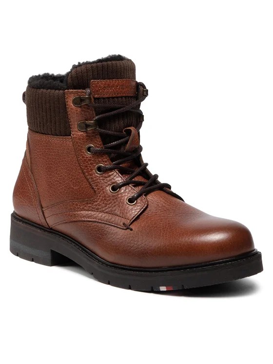 Warm Corporate Mix Lace Boot