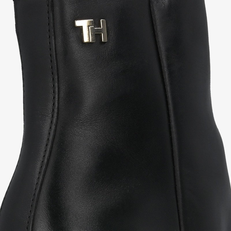 Shaded Leather High Heel Boot thumbnail 4