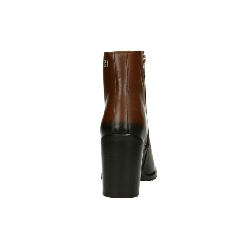 Shaded Leather High Heel Boot thumbnail 4