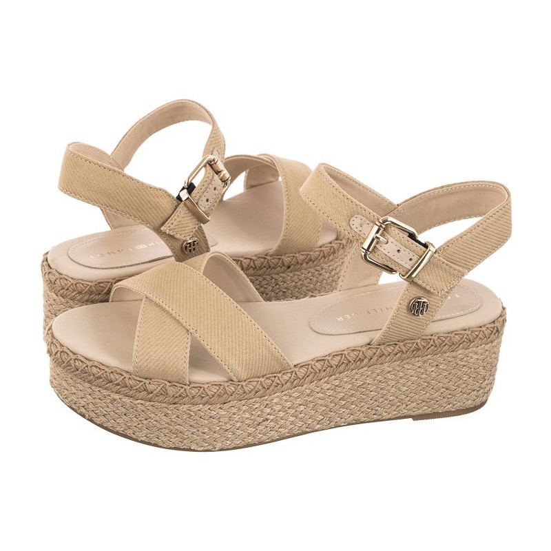 Shiny Touches Flatform Wedge