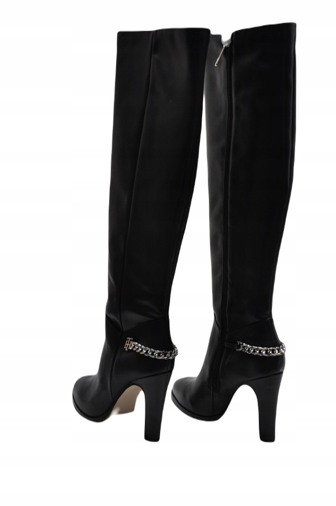 Chain Overknee High Heel Boot thumbnail 3