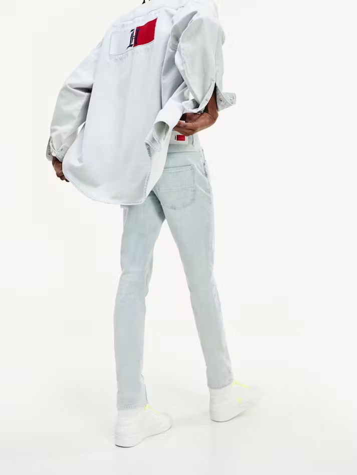 Lh Slim Bleach Wash Denim thumbnail 2