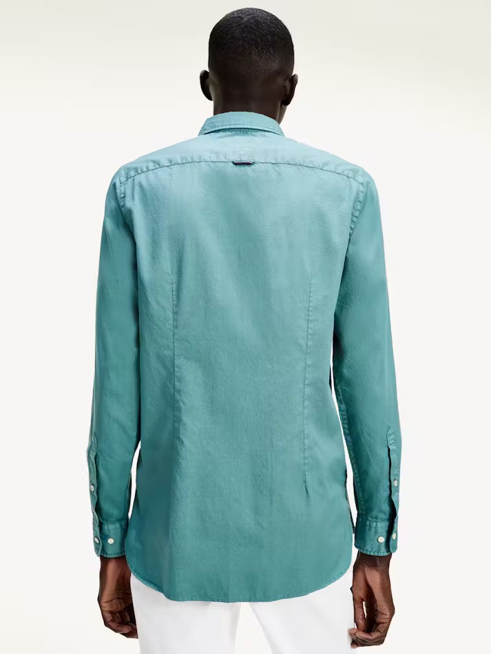Slim Garment Dyed Twill Shirt thumbnail 2
