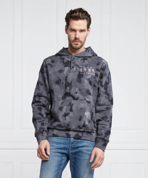 Washed Camo Henley thumbnail 3