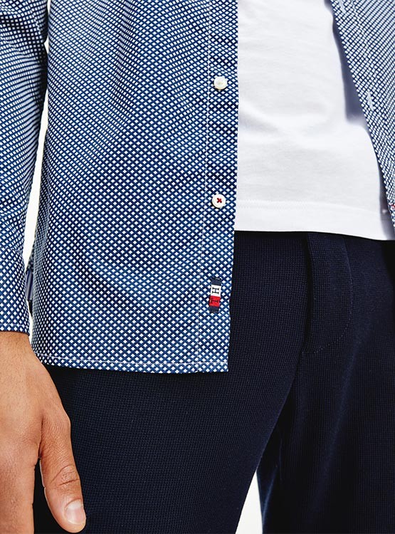 Slim Small Geo Print Shirt thumbnail 3