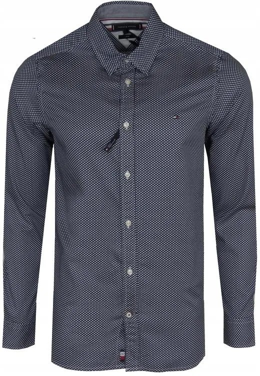 Slim Small Geo Print Shirt