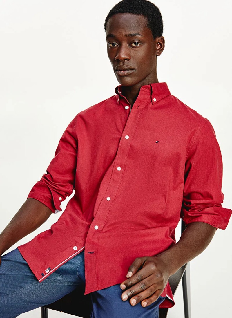 Flex Herringbone Shirt