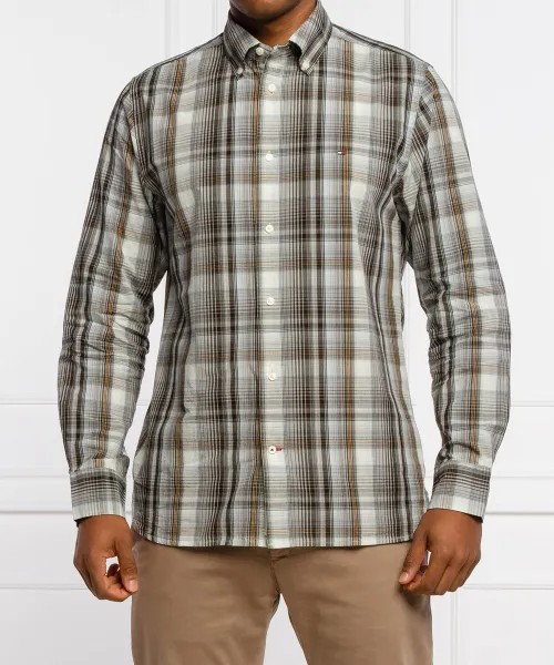 Large Poplin Check Shirt