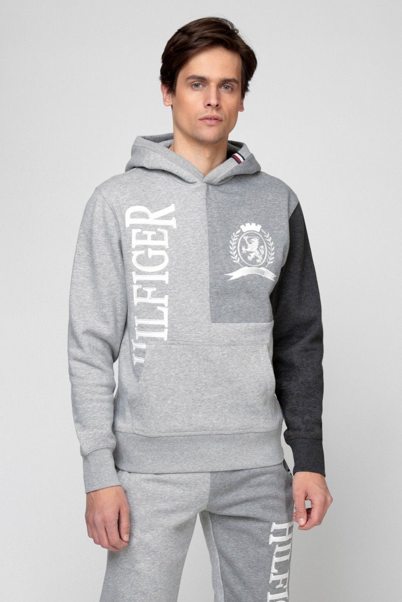 Icon Crest Splice Hoodie