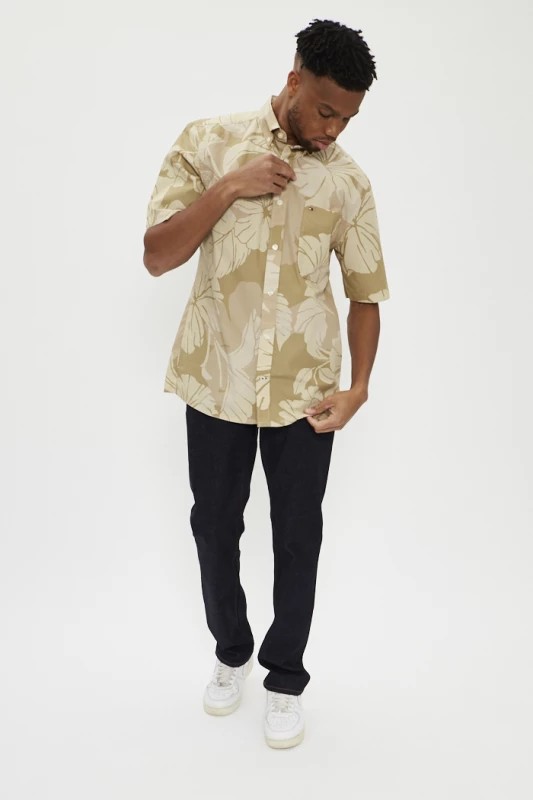 Casual Floral Camo Prt Shirt S/S