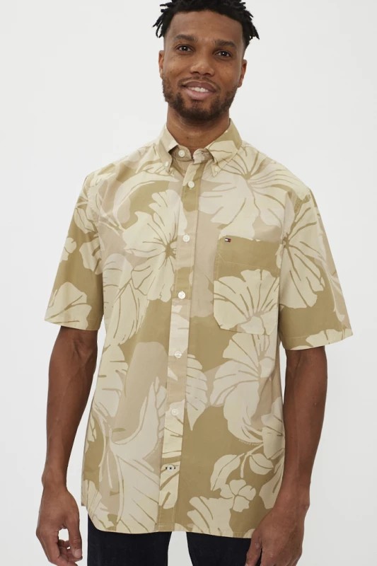 Casual Floral Camo Prt Shirt S/S thumbnail 2