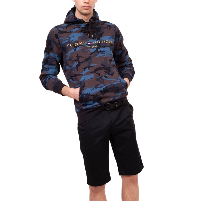 Camo Tommy Logo Hoody thumbnail 3