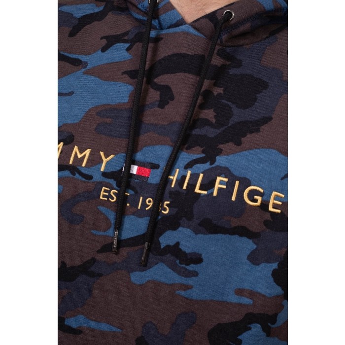 Camo Tommy Logo Hoody thumbnail 4