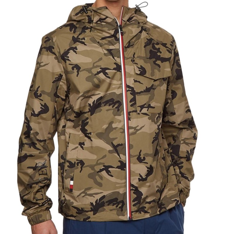 Tech Hooded Camo Jacket