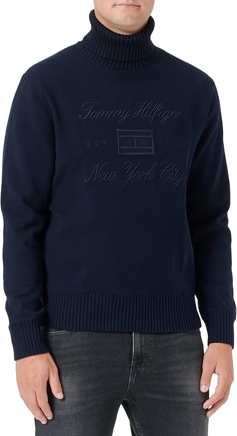Lux Script Logo Roll Neck