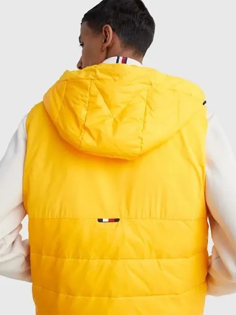 Mix Media Hooded Vest thumbnail 4