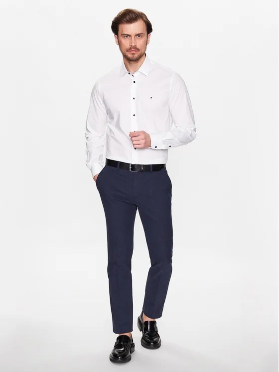 Cl Stretch Solid Poplin Rf Shirt thumbnail 2
