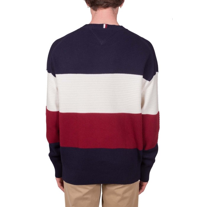 Textured Colorblock Crew Neck thumbnail 2