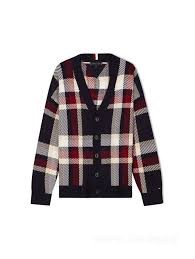 Check Cardigan