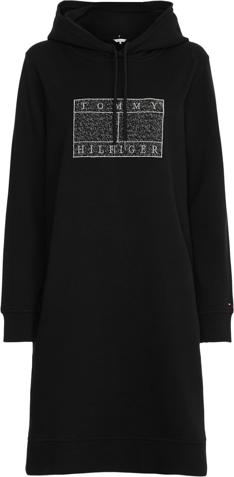 Reg Lurex Box Short Hoodie Dress