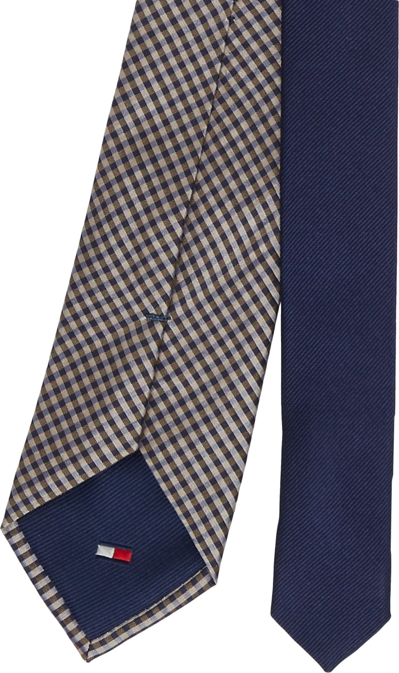 Silk Mini Gingham Check Tie thumbnail 2
