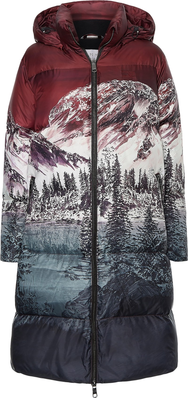 Icon Printed Down Maxi