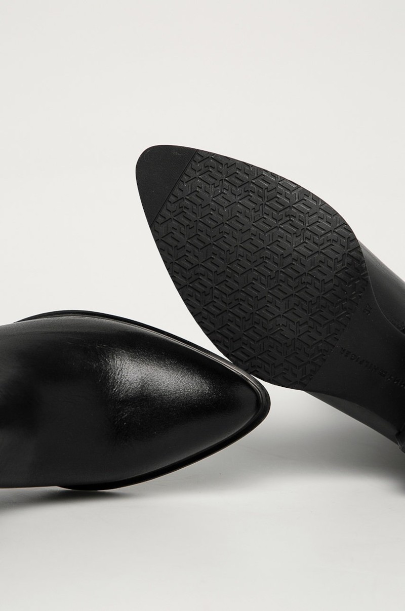 Shaded Leather Flat Boot thumbnail 4