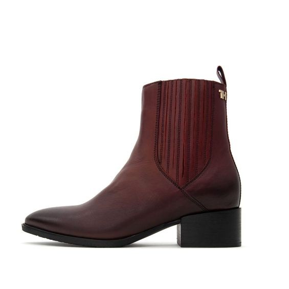 Shaded Leather Flat Boot thumbnail 2
