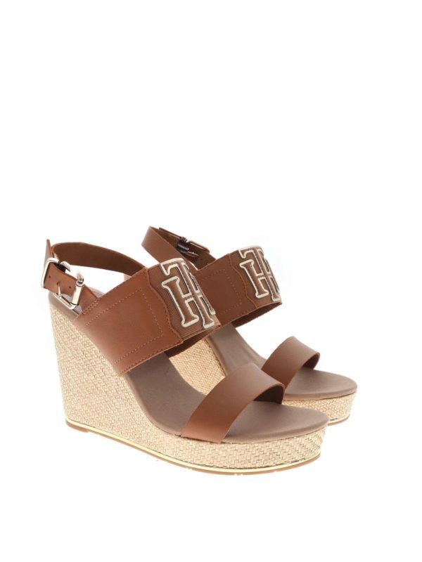 Th Elastic High Wedge Sandal