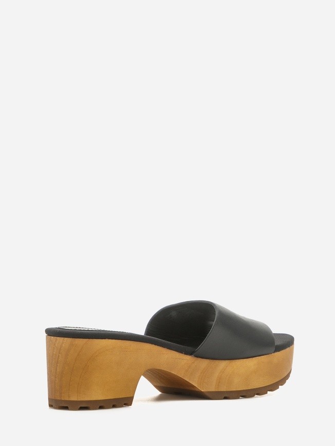 Feminine Mid Heel Clog Sandal thumbnail 3