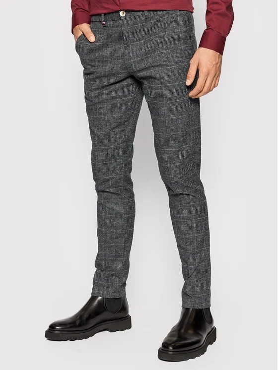 Bleecker Mouline Check Wool Look