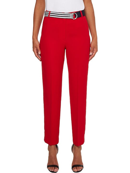 Crepe Belted Tapered Pant thumbnail 4