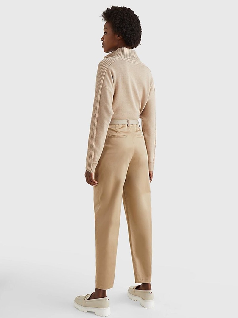Cotton Sateen Tapered Chino Pant thumbnail 2