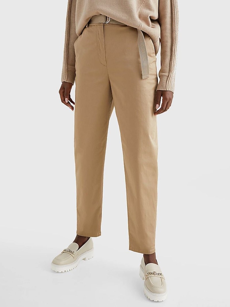 Cotton Sateen Tapered Chino Pant thumbnail 3