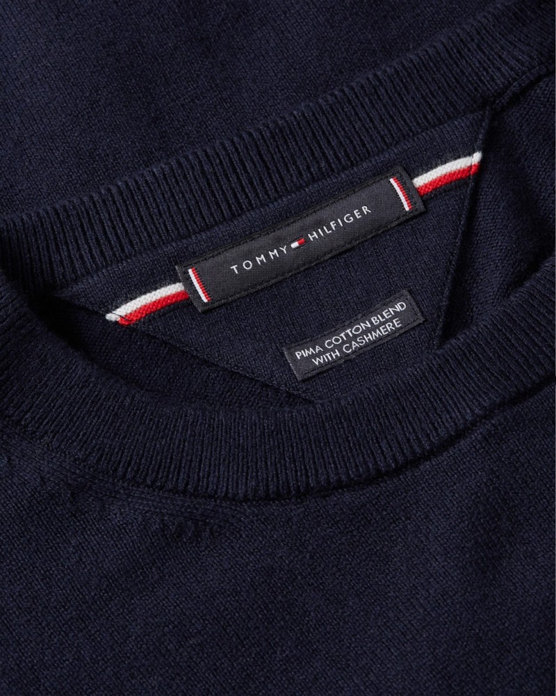 Pima Org Ctn Cashmere Crew Neck thumbnail 3