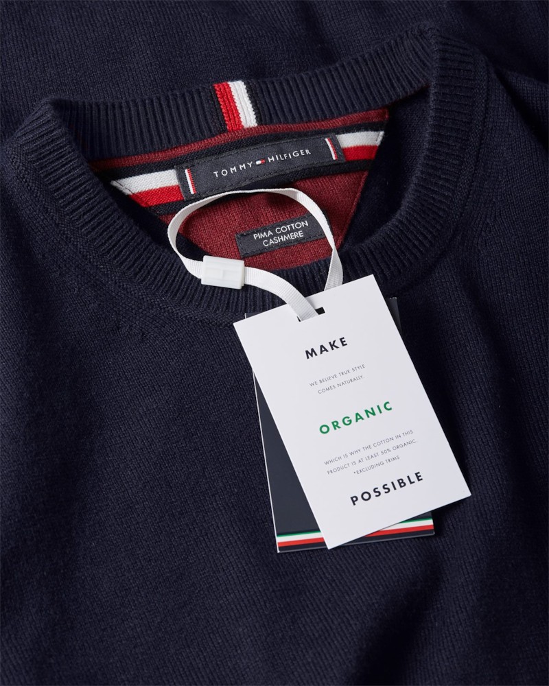 Pima Org Ctn Cashmere Crew Neck thumbnail 5
