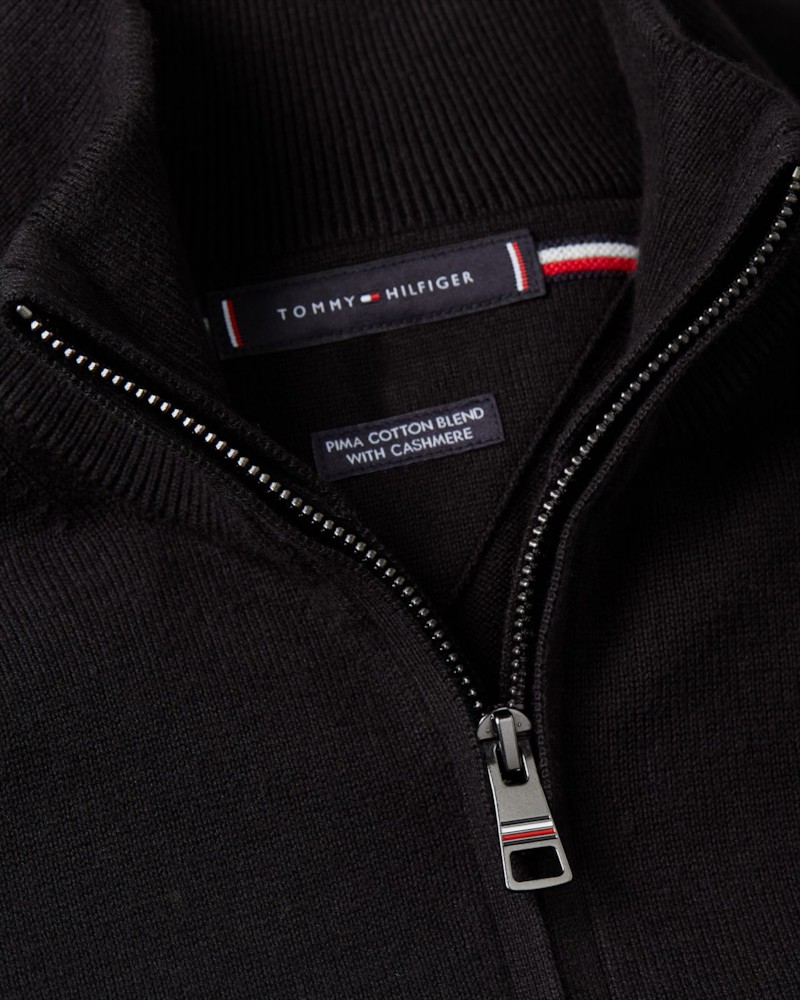 Pima Org Ctn Cashmere Zip Mock thumbnail 3