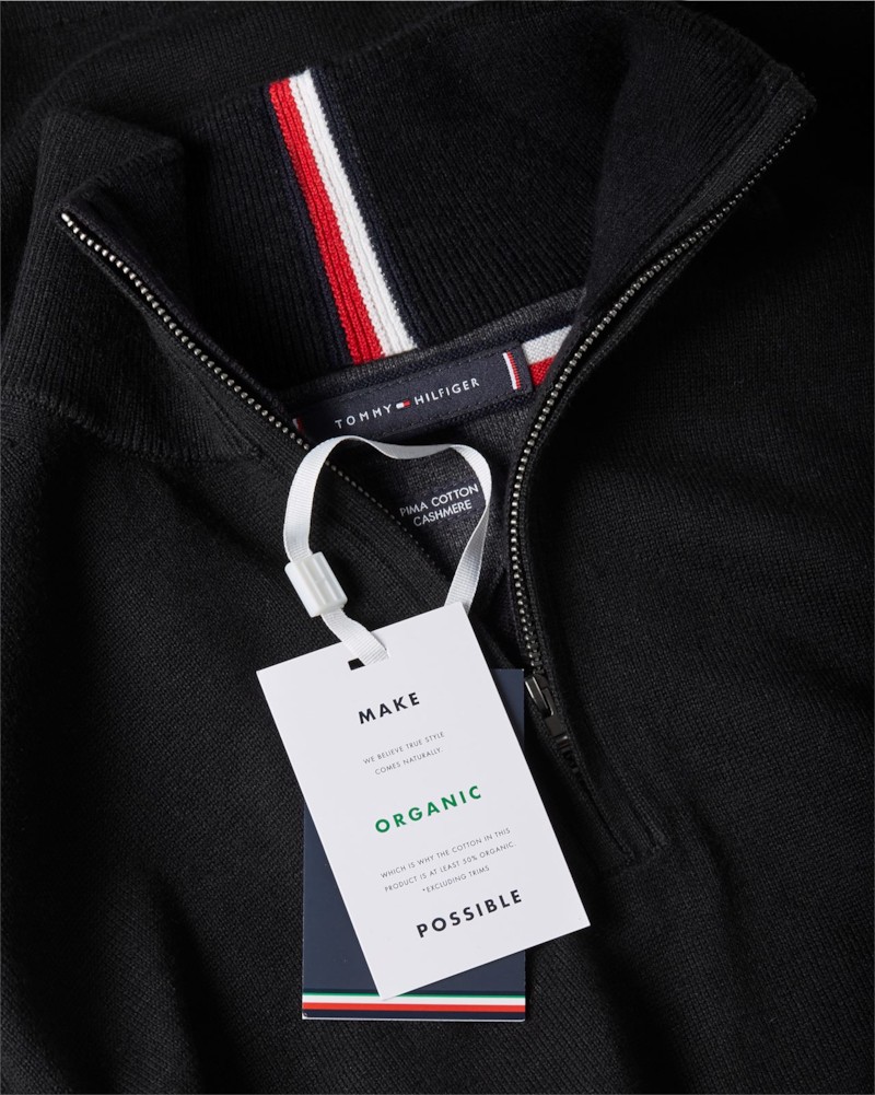 Pima Org Ctn Cashmere Zip Mock thumbnail 5