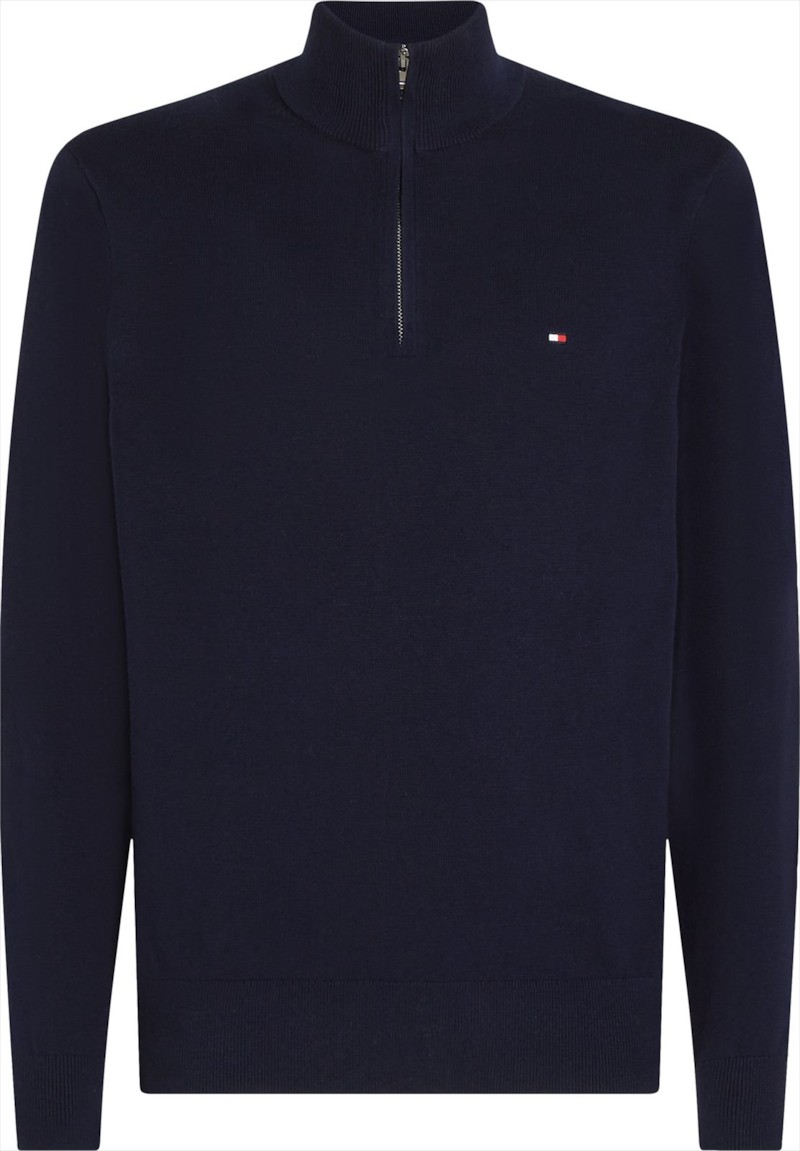 Pima Org Ctn Cashmere Zip Mock