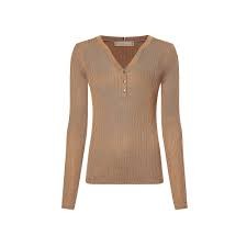 Lyocell Silk Henley Sweater