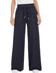 Wide Leg Contrast Stitch Pant