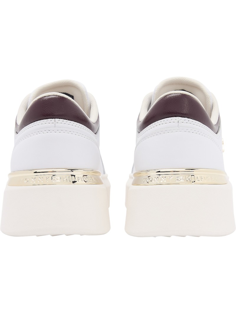 Shiny Leather Platform Sneaker thumbnail 2