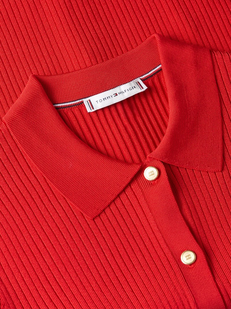 Rayon Rib Slim Polo Ss Swt thumbnail 3