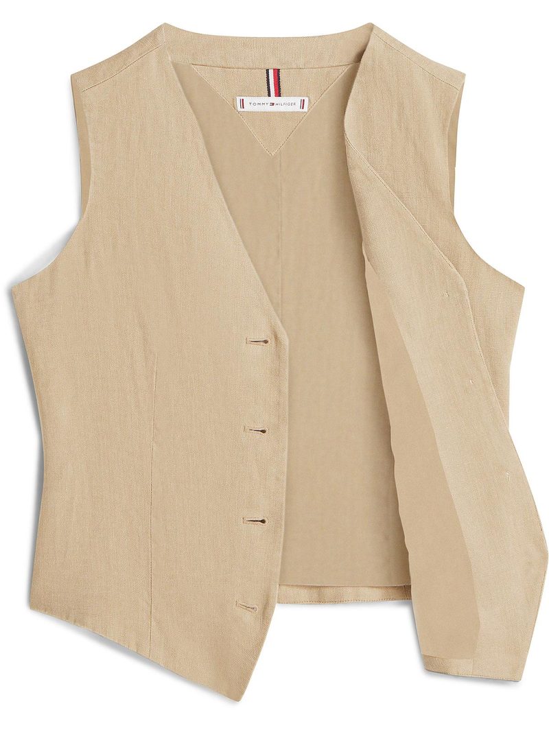 New Ess Linen Vest thumbnail 4