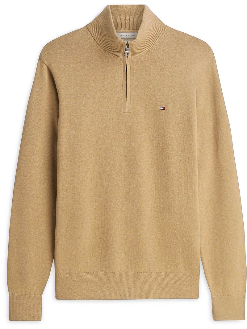 Pima Org Ctn Cashmere Zip Mock