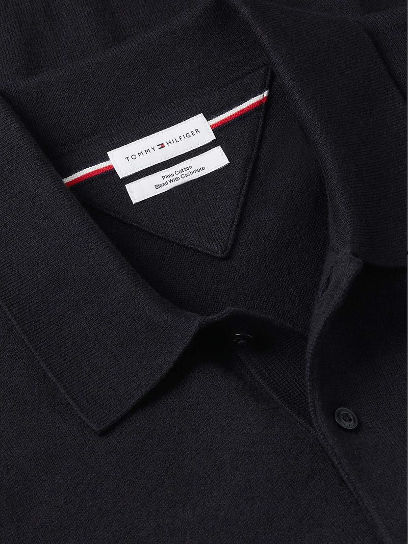Pima Org Ctn Cashmere Ls Polo thumbnail 3