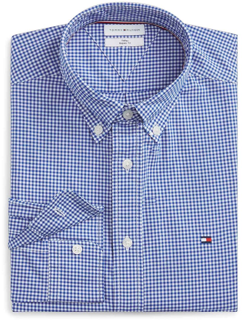 Flex Poplin Gingham Rf Shirt thumbnail 4