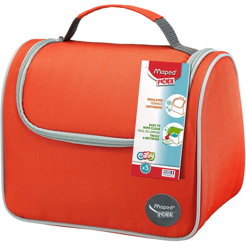 Çante Lunch Bag Red Maped